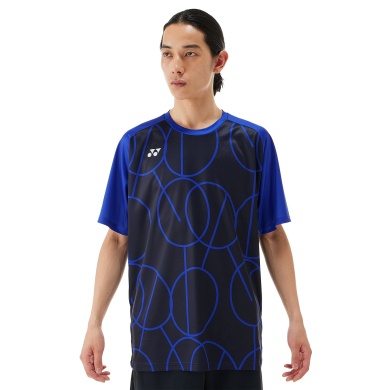 Yonex Trainings-Tshirt Practice Graphic 16742 (100% Polyester) 2025 navyblau Herren